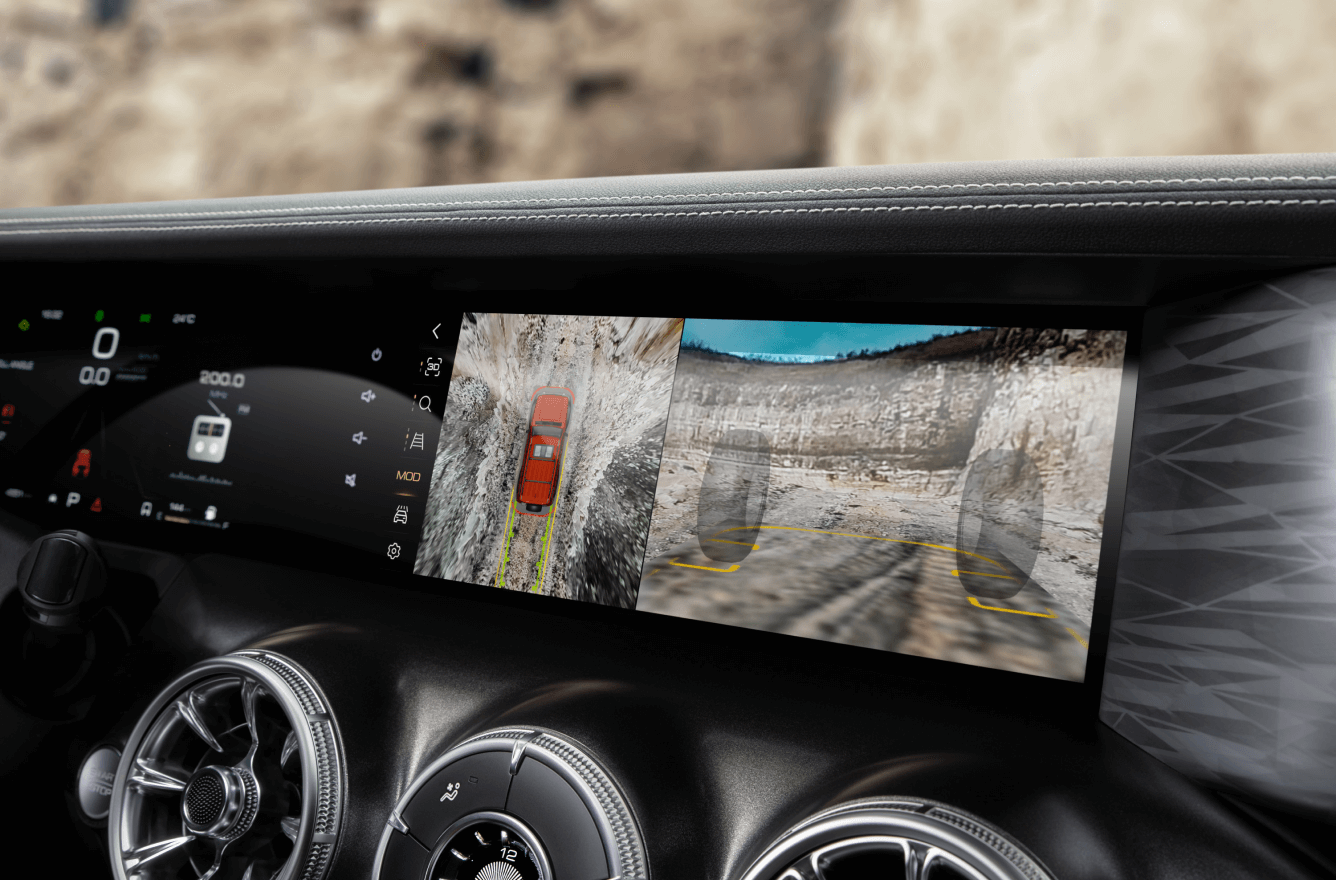 Функция «Прозрачный капот»